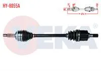 KOMPLE AKS SOL ON HYUNDAI I30 (FD) 1.4i A-T/M-T ABSLI 46 DIS UZUNLUK 674mm 2007-2011