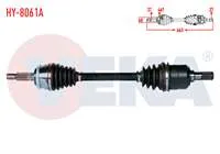 KOMPLE AKS SOL ON HYUNDAI I30 (FD) 1.6 CRDI M-T ABSLI 46 DIS UZUNLUK 663mm 2007-2011
