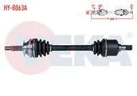 KOMPLE AKS SOL ON HYUNDAI SANTA FE (SM) 2.0 CRDI A-T 4×4 ABSLI 52 DIS UZUNLUK 648mm 2001-2006
