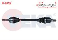 KOMPLE AKS SOL ON HYUNDAI I30 (FD) 1.6 CRDI A-T ABSLI 46 DIS UZUNLUK 675mm 2007-2011