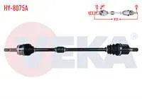 KOMPLE AKS SAG ON HYUNDAI GETZ (TB) 1.4i ABSLI 48 DIS UZUNLUK 913mm 2002-2008