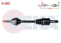 KOMPLE AKS SOL ON KIA SORENTO I (JC) 2.5 CRDI A-T UZUNLUK 635mm 2002-2009