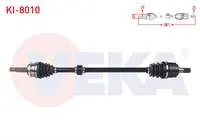 KOMPLE AKS SAG ON UZUNLUK 881mm KIA PICANTO (JA) 1.25 MPI M-T 2017-
