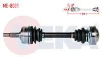KOMPLE AKS SOL-SAG ON MERCEDES VITO (638) 108 D ABSLI 48 DIS UZUNLUK 515mm 1997-2003