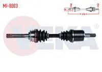 KOMPLE AKS ON SOL MITSUBISHI L200 (K7T,K6T) 2.5 TD 4×4 UZUNLUK 614mm 1996-2007