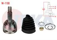 AKS KAFASI SOL-SAG ON DIS NISSAN MICRA (K12) 1.5 DCI M-T 23×23X49 UZUNLUK 142,5mm 2003-2010
