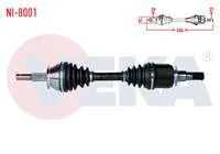 KOMPLE AKS SOL-SAG ON NISSAN NAVARA (D40) 2.5 DCI 4×4  M-T UZUNLUK 634mm 2005-2015
