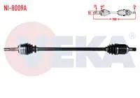 KOMPLE AKS SAG ON NISSAN ALMERA II (N16) 1.5i 16v A-T/M-T ABSLI 44 DIS UZUNLUK 908 mm 2000-2007
