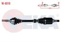 KOMPLE AKS SOL ON NISSAN QASHQAI (J10) 1.5 DCI UZUNLUK 692mm 2007-2014