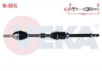 KOMPLE AKS SAG ON NISSAN JUKE (F15) 1.5 DCI UZUNLUK 944mm 2010-