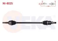 KOMPLE AKS SAG ON NISSAN MICRA IV (K13) 1.2 DIG A-T UZUNLUK 859 mm 2010-