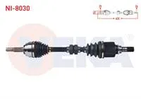 KOMPLE AKS SOL ON NISSAN NOTE (E12) 1.5 DCI M-T UZUNLUK 635 mm 2013-