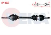 KOMPLE AKS SOL ON OPEL ASTRA G (F69) 1.4 16v UZUNLUK 595mm 1998-2005