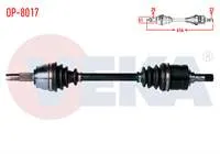 KOMPLE AKS SOL ON OPEL CORSA D 1.3 CDTI (DTJ) UZUNLUK 616mm 2006-2014