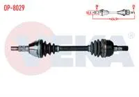KOMPLE AKS SOL ON OPEL INSIGNIA 1.6 T (A16LET) M-T UZUNLUK 624,5mm 2008-