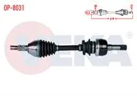 KOMPLE AKS SOL-SAG ON OPEL INSIGNIA 2.0 CDTI (A20DTH) A-T UZUNLUK 619mm 2008-