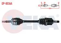 KOMPLE AKS SOL ON OPEL MERIVA A 1.6 ABSLI 29 DIS UZUNLUK 590mm 2003-2010