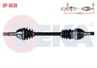 KOMPLE AKS SOL ON OPEL ASTRA J 1.3 CDTI M-T (A13DTE) UZUNLUK 618mm  2009-2016