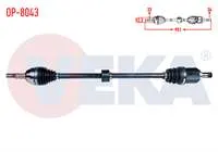KOMPLE AKS SAG ON OPEL ASTRA J 1.6i ( A16XER - A16LET ) A-T UZUNLUK 951mm  2009-2016