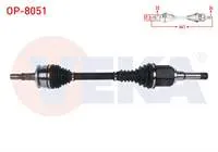 KOMPLE AKS SOL UZUNLUK 661mm OPEL ASTRA K 1.6 CDTI - 1.6 TURBO A/T 2015-