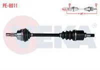 KOMPLE AKS SOL ON PEUGEOT 306 (7B,N3,N5) 1.6i UZUNLUK 607mm 1993-2002