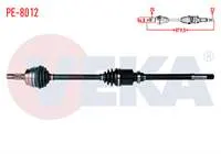KOMPLE AKS SAG ON PEUGEOT 306 (7B,N3,N5) 1.6i UZUNLUK 879,5mm 1993-2002