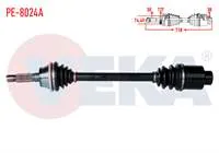 KOMPLE AKS SAG ON KARSAN PREMIER 2.8 D ABSLI 72 DIS UZUNLUK 718mm 2007-2010