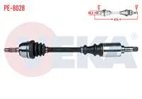 KOMPLE AKS SOL ON PEUGEOT 106 I (1A,1C) 1.4  UZUNLUK 614mm 1991-1996