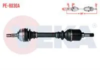 KOMPLE AKS SOL ON PEUGEOT PARTNER (5,5F) 2.0 HDI ABSLI 29 DIS UZUNLUK 597 mm 1996-2008