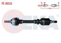 KOMPLE AKS SOL ON PEUGEOT PARTNER (ORTA KASA) 1.6 HDİ ABSLI 48 DIS UZUNLUK 585mm 2003-2008