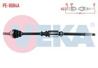 KOMPLE AKS SAG ON PEUGEOT 306 (7B,N3,N5) 1.4i ABSLI 29 DIS UZUNLUK 875mm 1993-2002