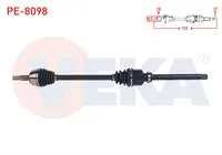 KOMPLE AKS SAG ON UZUNLUK 933mm PEUGEOT 3008 1.6 BlueHDI A-T 2016-