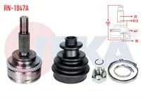 AKS KAFASI SOL-SAG ON DIS KANGOO (KC0/1) 1.5 DCI ABSLI 44 DIS KALIN FREZE 23X30X57,50 UZUNLUK 145mm 