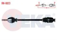 KOMPLE AKS SAG ON RENAULT R19 1.4 UZUNLUK 738,8mm 1988-2001