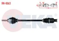 KOMPLE AKS SAG ON RENAULT MEGANE I 1.6 8v - 1.6i 16v ABSLI 44 DIS UZUNLUK 752mm 1996-2003