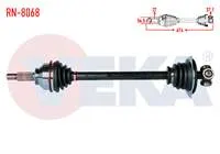 KOMPLE AKS SOL ON RENAULT TRAFIC II (FL) 1.9 DCI UZUNLUK 676 mm 2001-2014