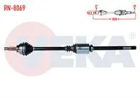 KOMPLE AKS SAG ON RENAULT TRAFIC II (FL) 1.9 DCI UZUNLUK 1020mm 2001-2006