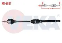 KOMPLE AKS SAG ON RENAULT FLUENCE (L30) 1.5 DCI 5 VITES UZUNLUK 931mm 2009-