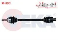 KOMPLE AKS SAG ON RENAULT LAGUNA I (B56,556) 1.8i ABSLI 44 DIS UZUNLUK 748mm 1993-2001