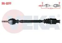 KOMPLE AKS SAG ON RENAULT CLIO II (BB0/1/2,CB0/1/2) 1.4i UZUNLUK 712mm 1998-2005