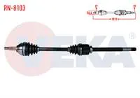 KOMPLE AKS SAG ON UZUNLUK 1013mm RENAULT TRAFIC II 2.0 DCI 2001-2014 / OPEL VIVARO (X83) 2.0 CDTI 2015-