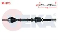 KOMPLE AKS SAG ON RENAULT LAGUNA II (BG0/1) 2.0i 16v A-T UZUNLUK 824mm 2001-2007