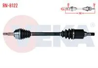 KOMPLE AKS SOL ON DACIA DUSTER 1.5 DCI 4×2 UZUNLUK 702mm 2012-