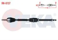 KOMPLE AKS SAG ON RENAULT KANGOO (KW0/1) 1.5 DCI 105 HP 6 VITES UZUNLUK 922mm 2008-