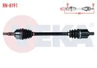 KOMPLE AKS SOL ON RENAULT FLUENCE (L30) 1.6 16v A-T UZUNLUK 685mm 2009-