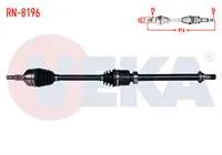KOMPLE AKS SAG ON RENAULT CAPTUR 1.2 - 1.5 DCI  A-T UZUNLUK 976mm 2013-