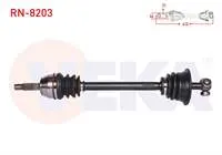 KOMPLE AKS SOL ON RENAULT CLIO I (B/C57,5/357) 1.2 M-T UZUNLUK 613 mm 1990-1998