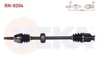 KOMPLE AKS SAG ON RENAULT CLIO I (B/C57,5/357) 1.2  M-T UZUNLUK 707 mm 1990-1998