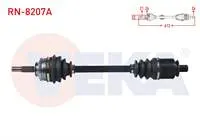 KOMPLE AKS SOL ON RENAULT CLIO II (BB0/1/2,CB0/1/2) 1.4i 16v A-T ABSLI 26 DIS UZUNLUK 613 mm 1998-2005