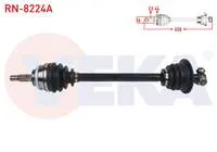 KOMPLE AKS SOL ON ABSLI 44 DIS UZUNLUK 650mm RENAULT MEGANE I 1.9 DTI - 2.0i 1996-2003 / SCENIC I 1.6i 16v - 1.9 DTI - 2.0 16v 1999-2003